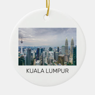 Kuala Lumpur Maleisië Skyline  souvenir Keramisch Ornament
