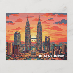 Kuala Lumpur Petronas Twin Towers  Briefkaart