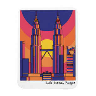 Kuala Lumpur Petronas Twin Towers Magneet