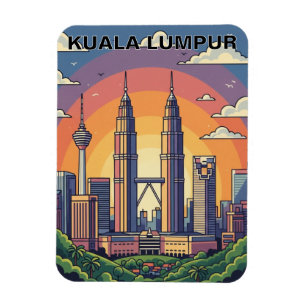 Kuala Lumpur Petronas Twin Towers Magneet