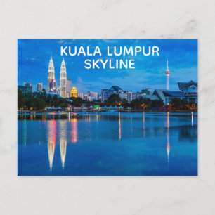 Kuala Lumpur Skyline Briefkaart
