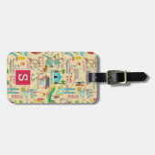 Kuala Lumpur stadsplattegrond bagagelabel (Voorkant horizontaal)