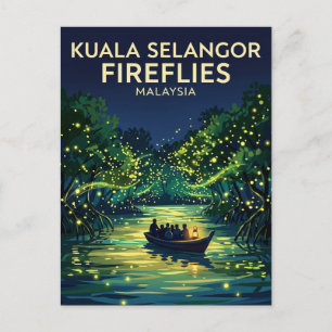 Kuala Selangor Vuurvliegjes Maleisië Briefkaart