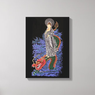 Kuan yin canvas afbeelding afdruk