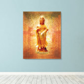 Kuan Yin Canvas Afdruk (Insitu (Houten vloer))