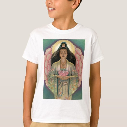 Kuan Yin Goddess of Compassion T-shirt (Voorkant)