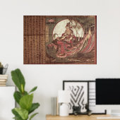 Kuan-yin, godin van compassie poster (Thuiskantoor)