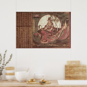 Kuan-yin, godin van compassie poster (Keuken)