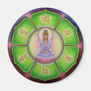 Kuan Yin "Om Mani Padme Hum" Magnet Magneet