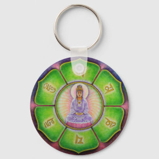 Kuan Yin "Om Mani Padme Hum"-Sleutelhanger Sleutelhanger