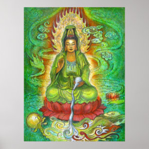 Kuan Yin's Poster voor waterdraak