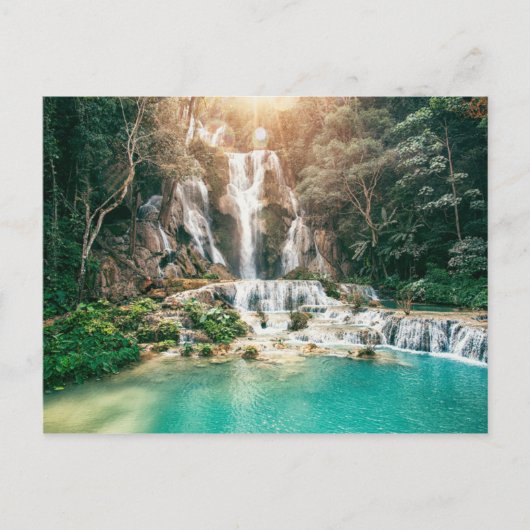 Kuang Si Herfsten| Luang Prabang Briefkaart (Voorkant)