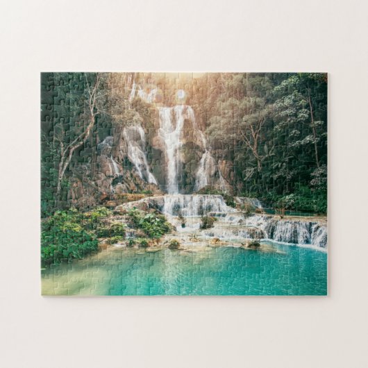 Kuang Si Herfsten| Luang Prabang Legpuzzel (Horizontaal)