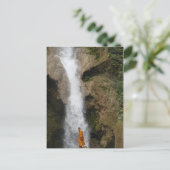 Kuang Sii Waterfall Monk Briefkaart (Staand voorkant)