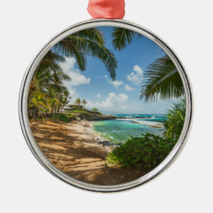 Kuau Cove Beach   Maui, Hawaii Metalen Ornament