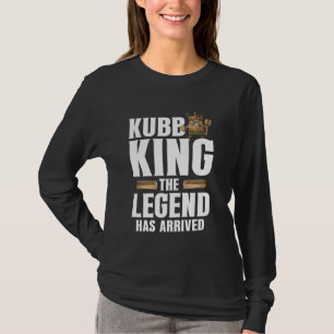 Kub speler Viking Schaken Legend Yard Game Set Lov T-shirt