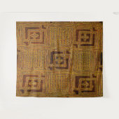 Kuba Cloth Motif Wandkleed (Voorkant (horizontaal))