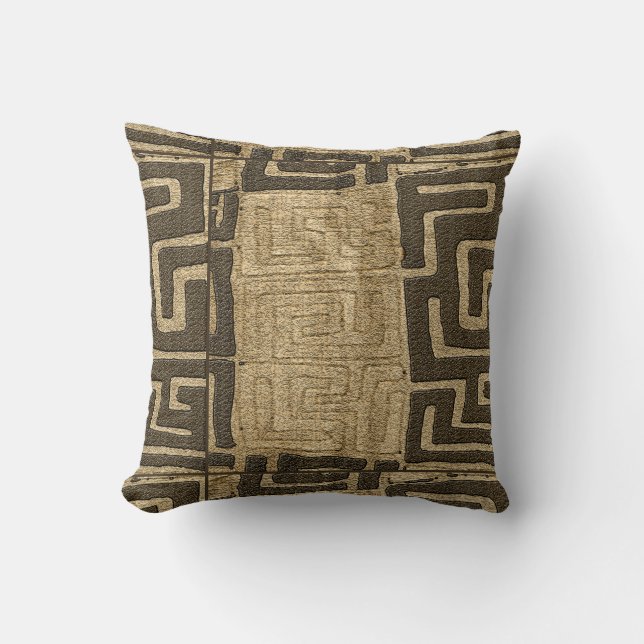 Kuba Cloth Print Kussen (Voorkant)