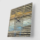 Kuba Cloth Print  Vierkante Klok (Hoek)