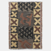 Kuba Cloth Throw Blanket Deken (Voorkant Verticaal)