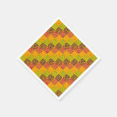 Kuba Style Pattern 071019 - kleurrijk Servet (Hoek)