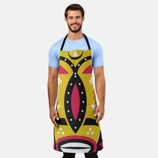 Kuba Tribal Schort (Gedragen)