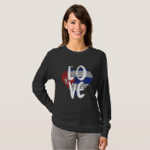 Kuba Vlag Cubaan Cubaanse Trots T-shirt (Voorkant volledig)