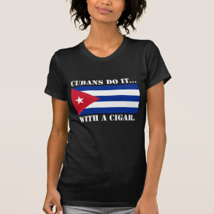Kubanen doen het... Met een sigaar. T-shirt