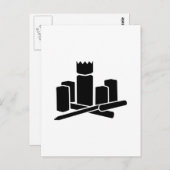 Kubb Briefkaart (Voorkant / Achterkant)