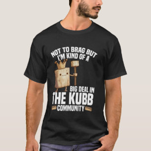 Kubb King Viking Schaakspeler Gazonspel Set Kubb T-shirt