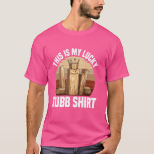 Kubb speler Viking schaken minnaar gazon spel set  T-shirt