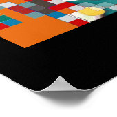 KUBEZ - Poster Abstrait (Coin)