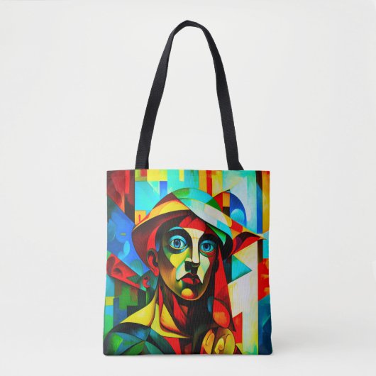 kubisme-Canvas tas (Voorkant)