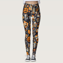 Kubisme Halloween Leggings