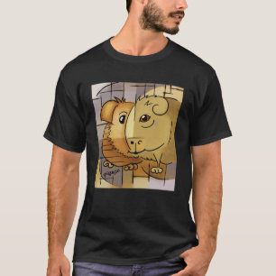 kubistisch cavia t-shirt