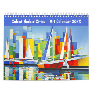 Kubistische havensteden – Kunstkalender Kalender