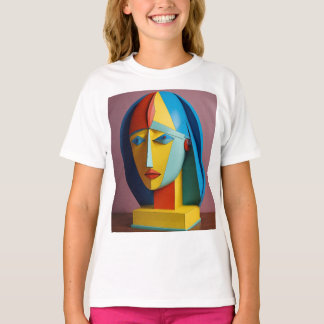 Kubistische Kaleidoscoop: jaarlijkse 3D Picasso ex T-shirt