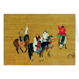 Kublai Khan chassant, dynastie de yuan