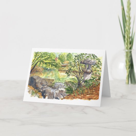 Kubota Gardens Koi Pond, Seattle Kaart (Voorkant)