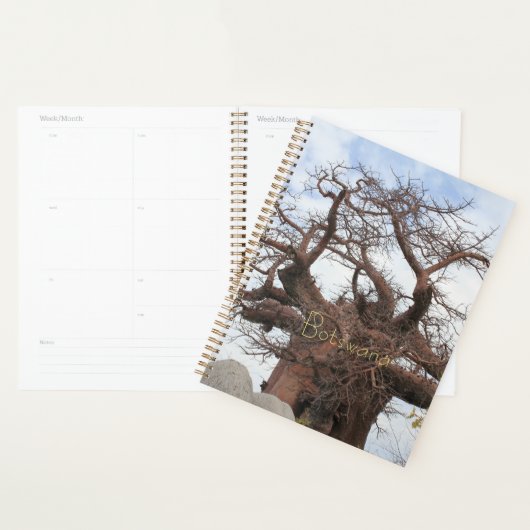 Kubu Island Baobab Tree Botswana Scenery Planner (Display)