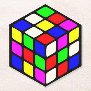 kubus kartonnen onderzetters