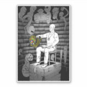 Kubus Magie en Monsters Sticker (Voorkant)