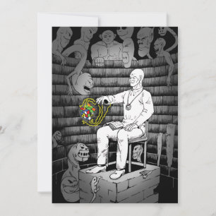 Kubus magie met monsters kaart