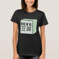 Kubus van tofu Japans schrijven
