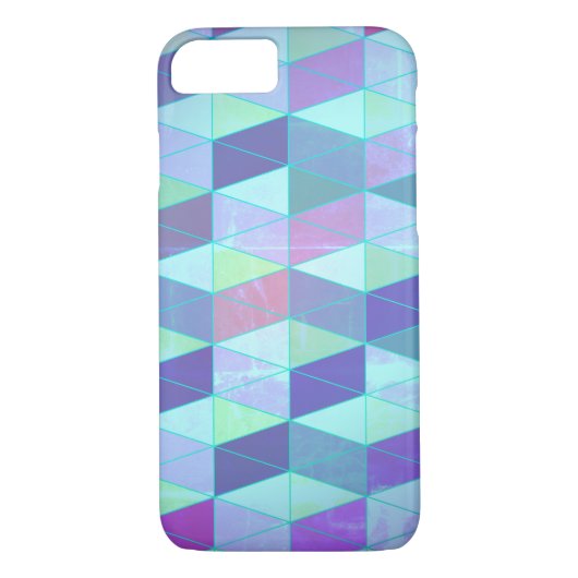 Kubussen in driehoeken geometrisch patroon Case-Mate iPhone case (Achterkant)