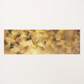 Kubussen van goud yogamat (Achterkant (horizontaal))