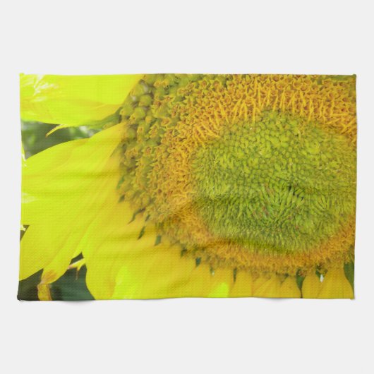 Küchentuch hellgelbe Sonnenblume Theedoek (Horizontaal)