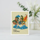 Kuda Lumping Javaanse cultuur Indonesië Briefkaart (Staand voorkant)