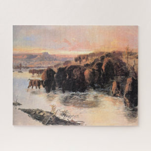 Kudde Amerikaanse buffels Legpuzzel