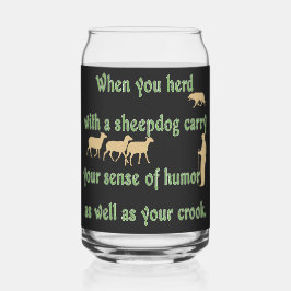Kudde Humor Blikvorm Glas
